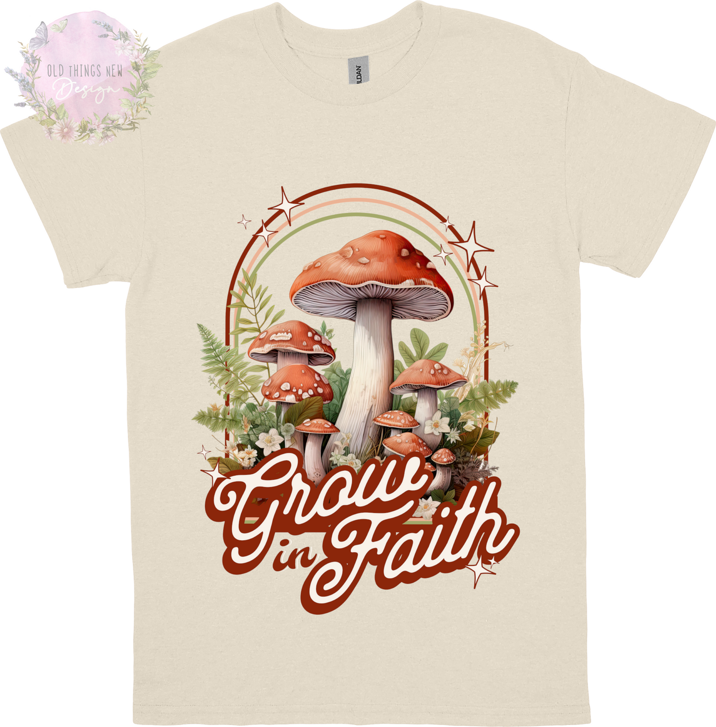 Grow In Faith Adults T-Shirt
