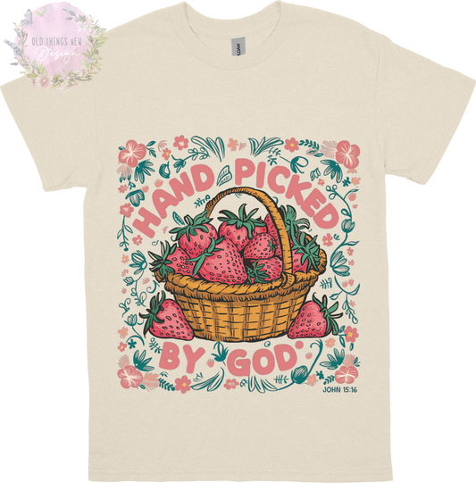 Hand Picked By God Adults T-Shirt