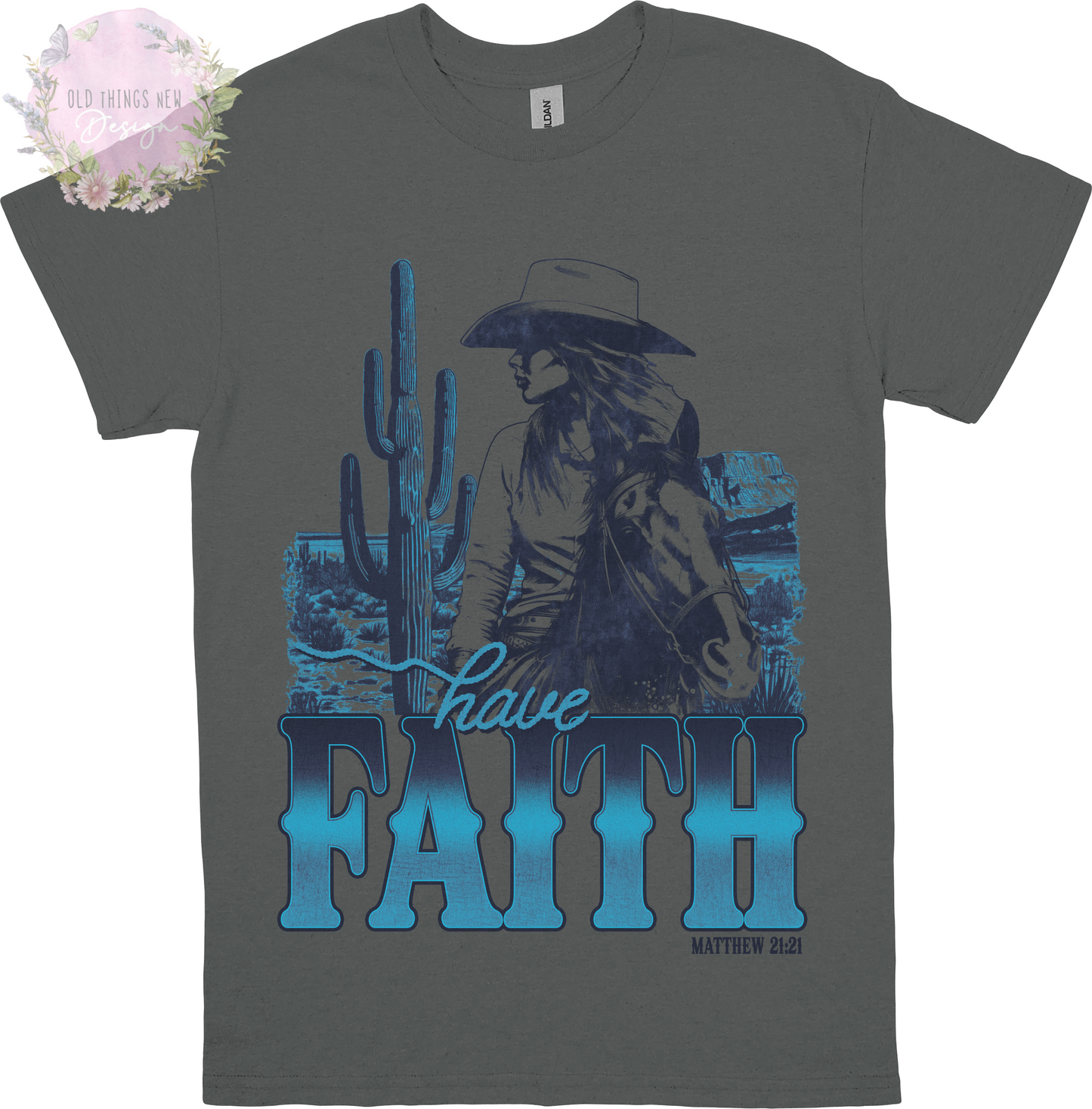 Have Faith(Blue) Kids T-Shirt
