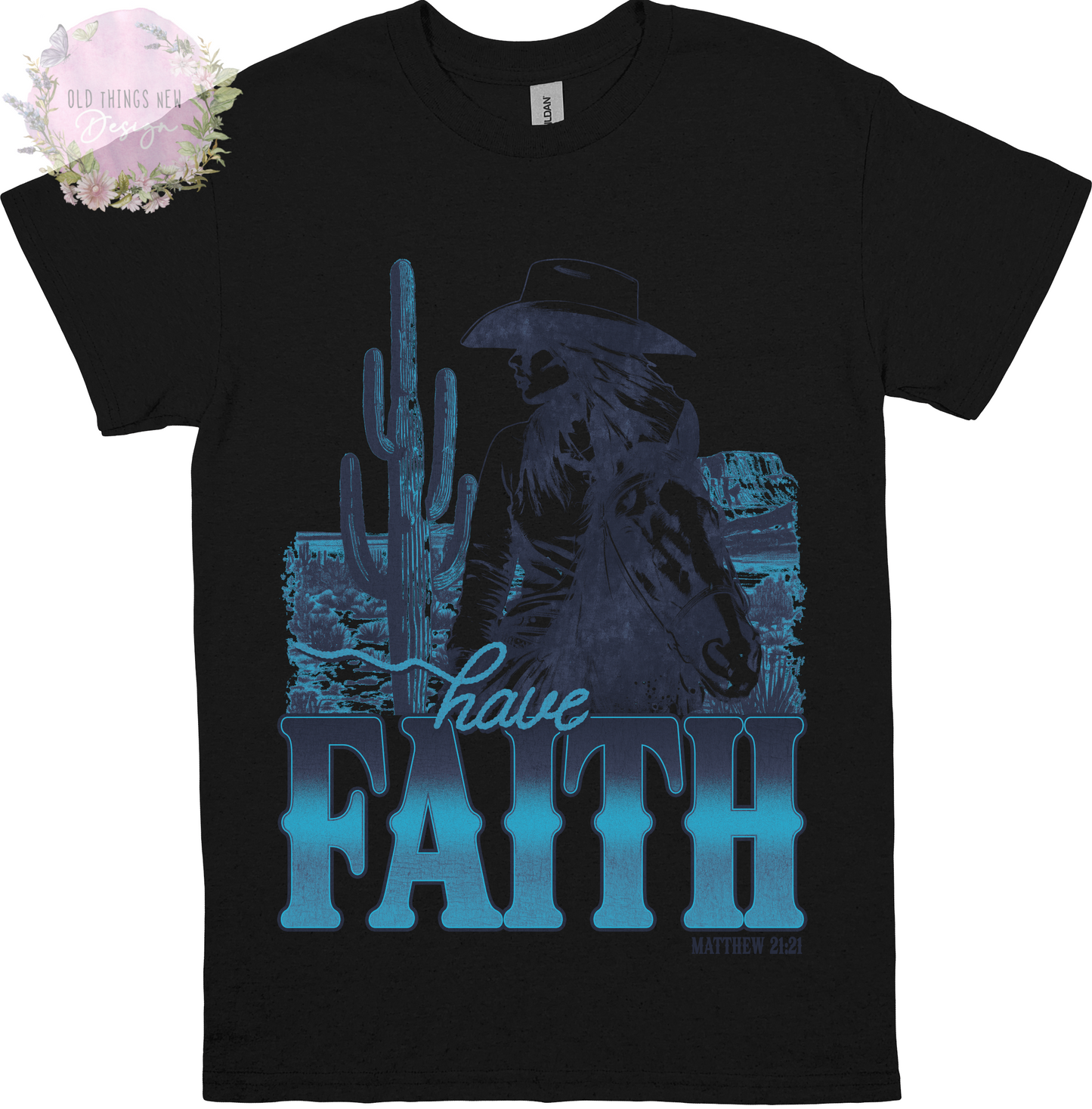 Have Faith(Blue) Kids T-Shirt