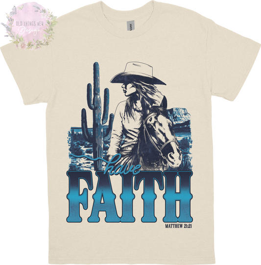 Have Faith(Blue) Kids T-Shirt