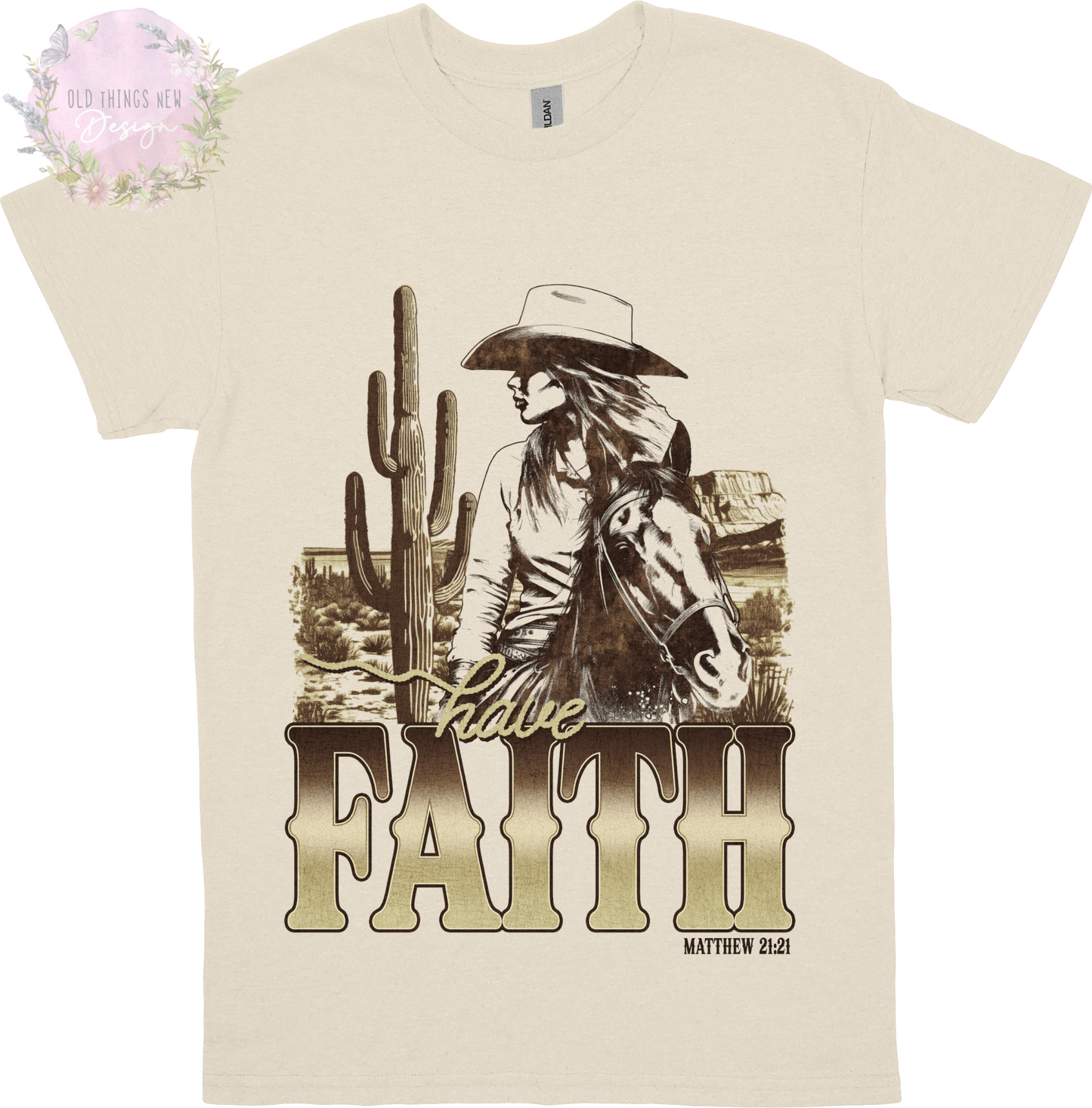 Have Faith(Brown) Kids T-Shirt