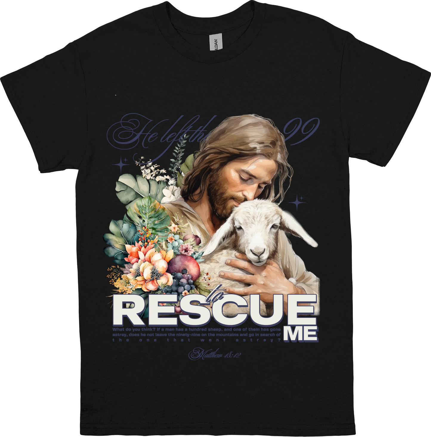 He Left The 99 (Dark) Adults T-Shirt