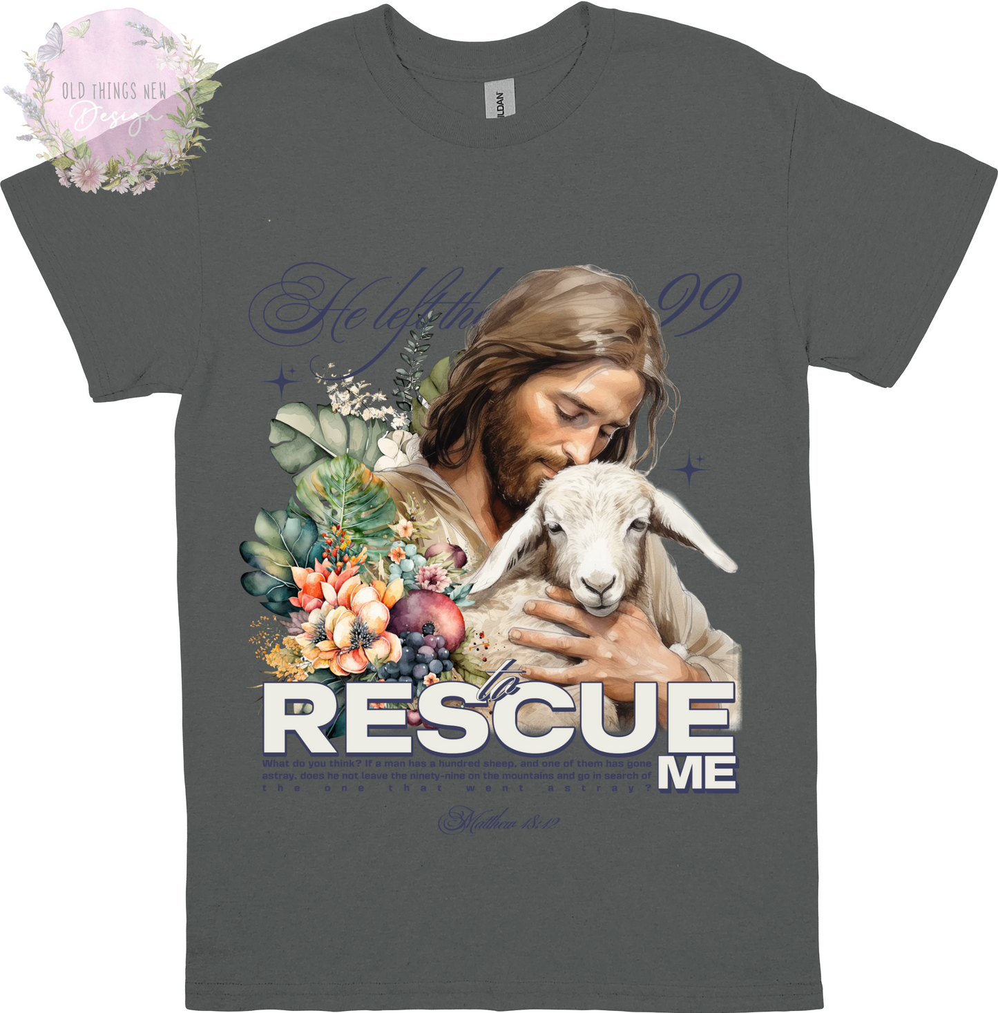 He Left The 99 (Dark) Adults T-Shirt