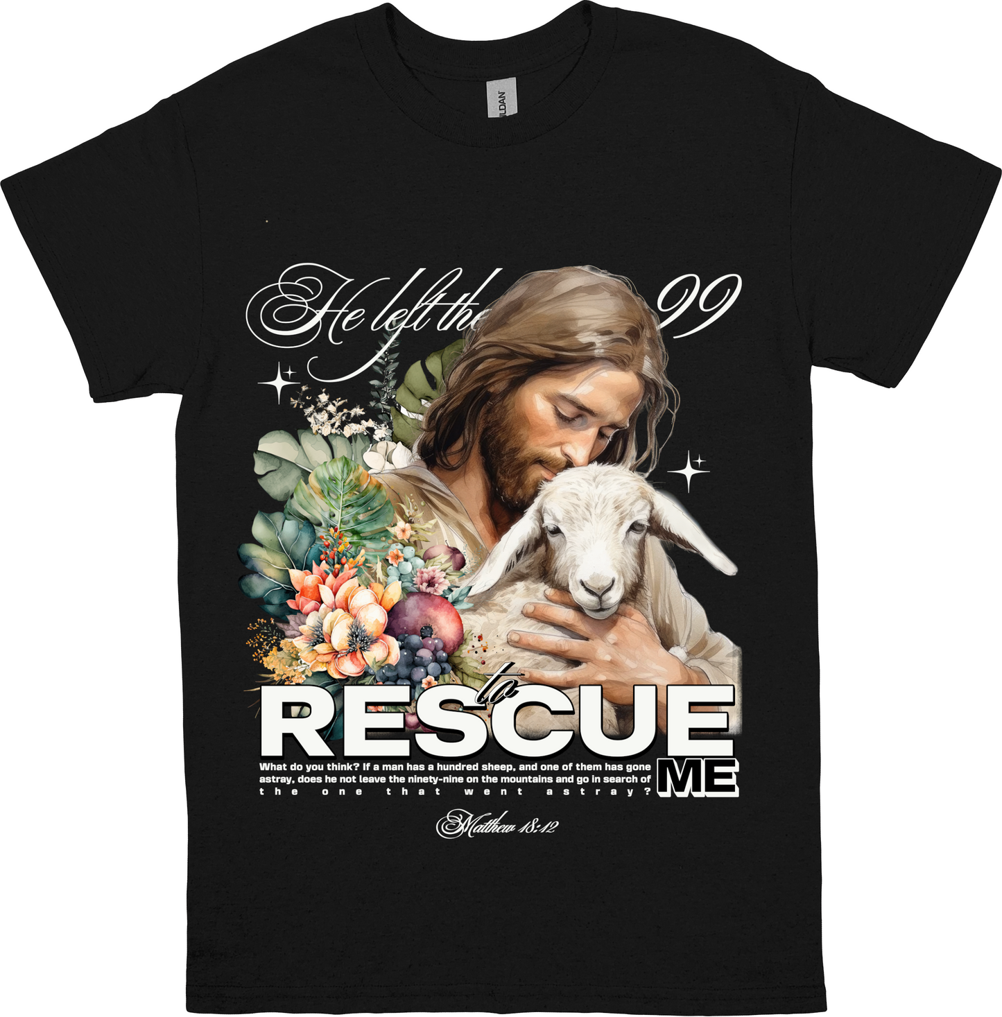 He Left The 99 (Light) Adults T-Shirt