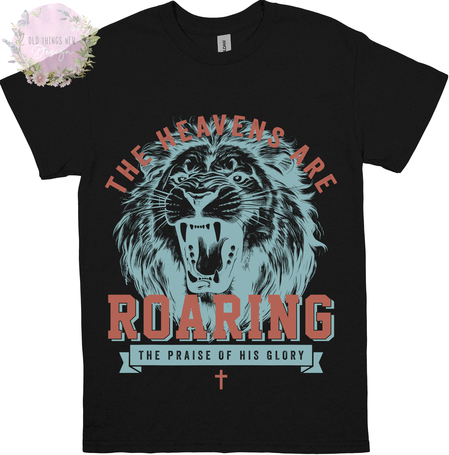 The Heavens Are Roaring, Lion (Sienna) Adults T-Shirt