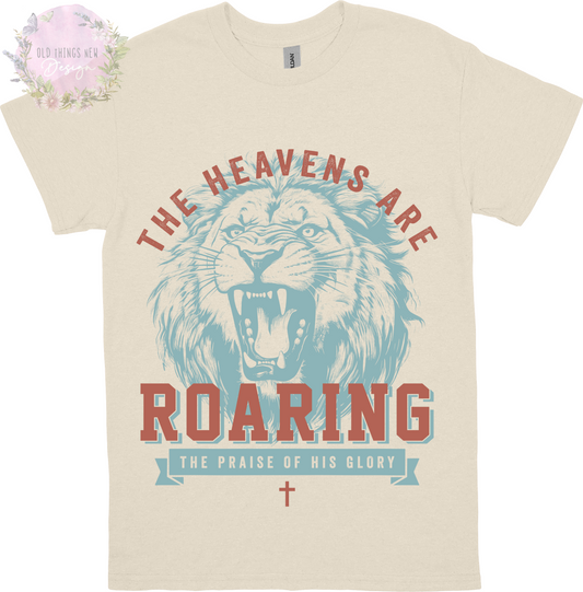 The Heavens Are Roaring, Lion (Sienna) Kids T-Shirt