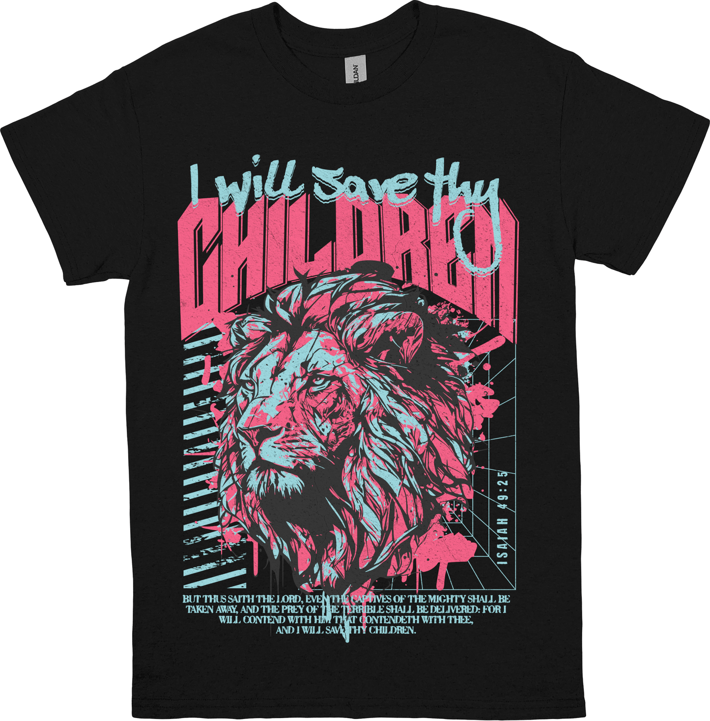 I Will Save Thy Children (Light/Pink) Adults T-Shirt