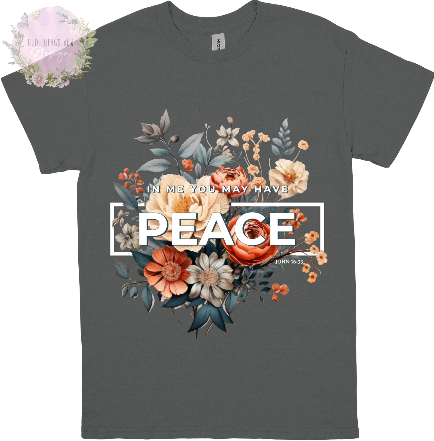 In Me You May Have Peace Kids T-Shirt