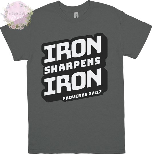 Iron Sharpens Iron Adults T-Shirt