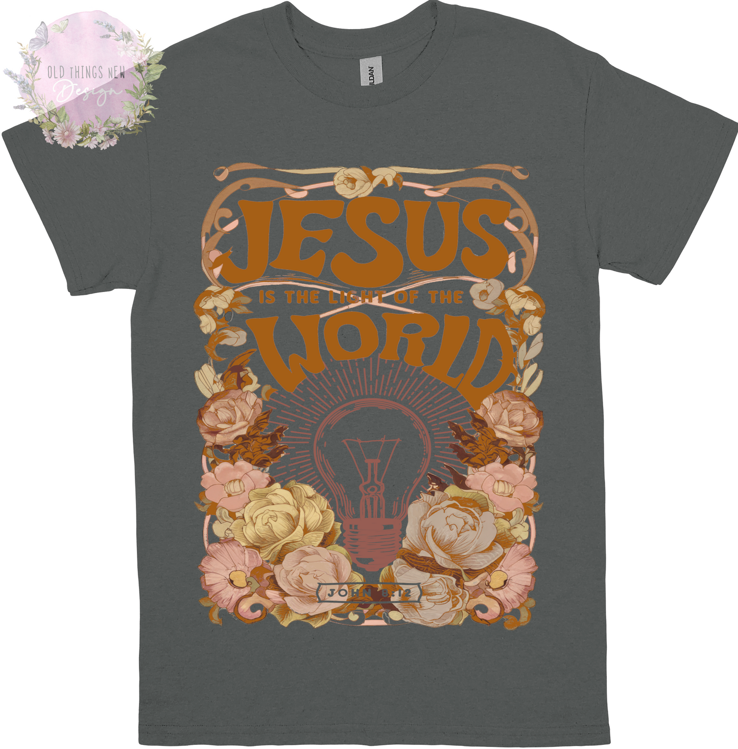 Jesus Is The Light Of The World Kids T-Shirt