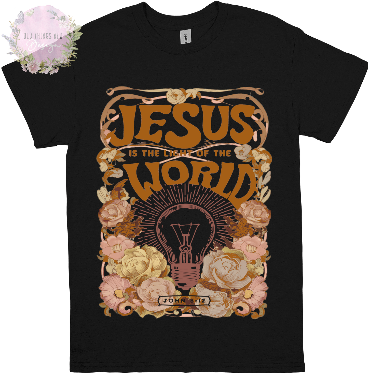Jesus Is The Light Of The World Kids T-Shirt