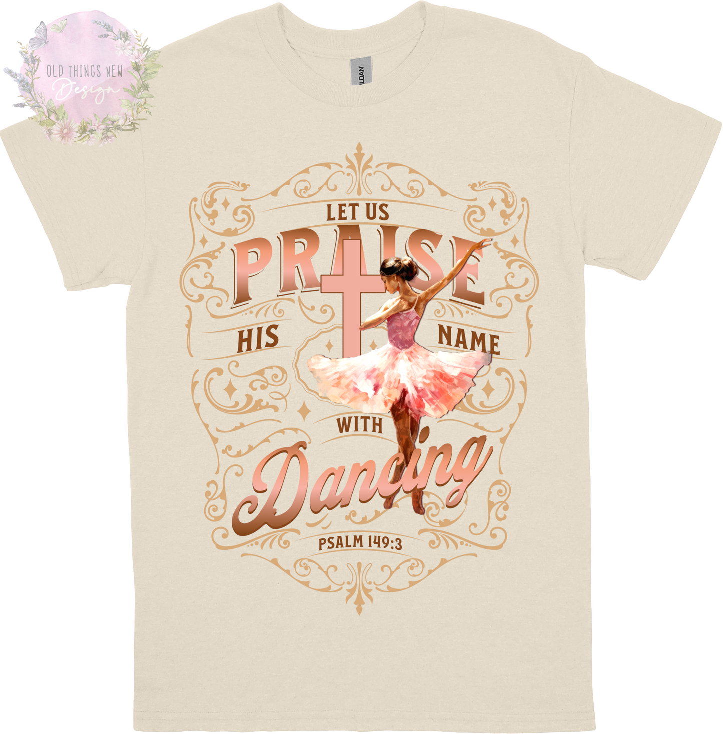 Praise His Name With Dancing(Dark) Kids T-Shirt