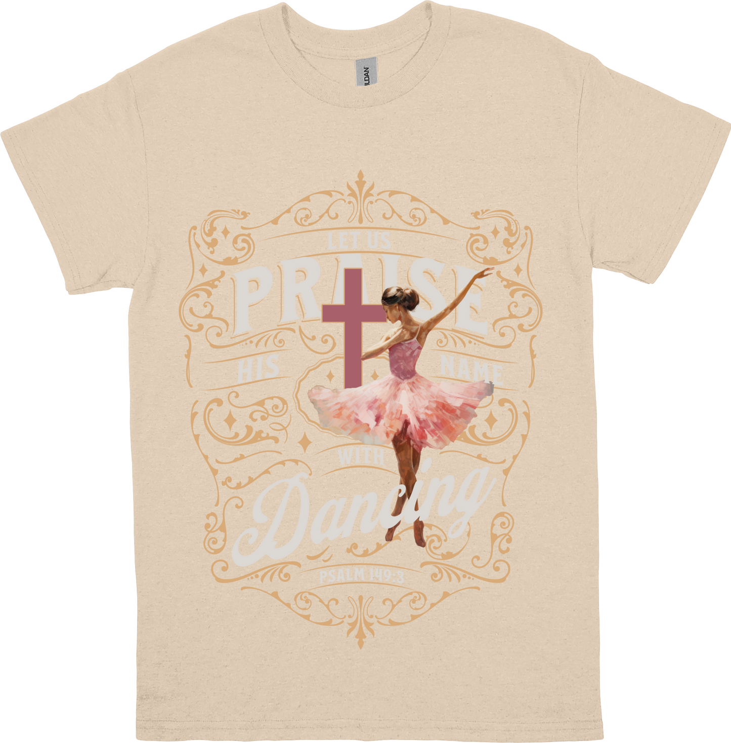 Praise His Name With Dancing(Light) Kids T-Shirt