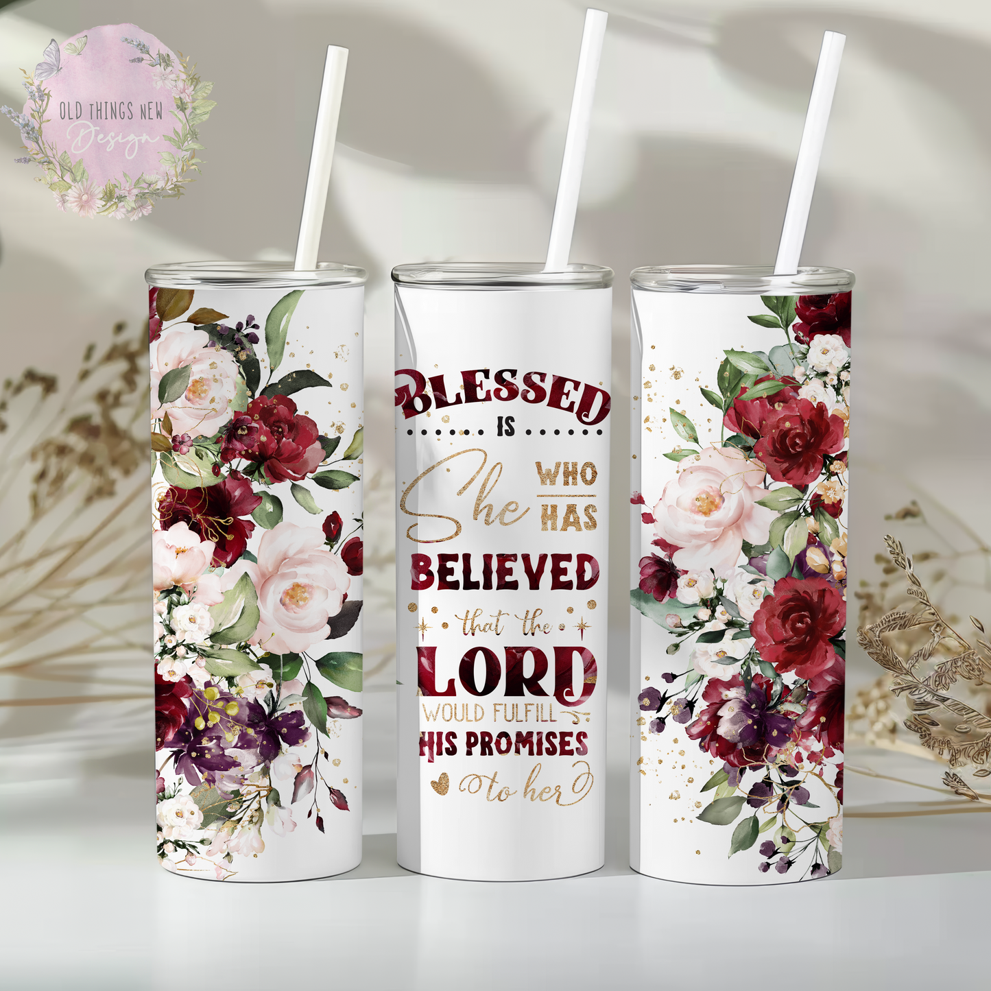 Blessed Is She 20z Tumbler