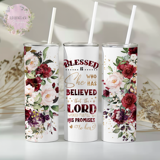 Blessed Is She 20z Tumbler
