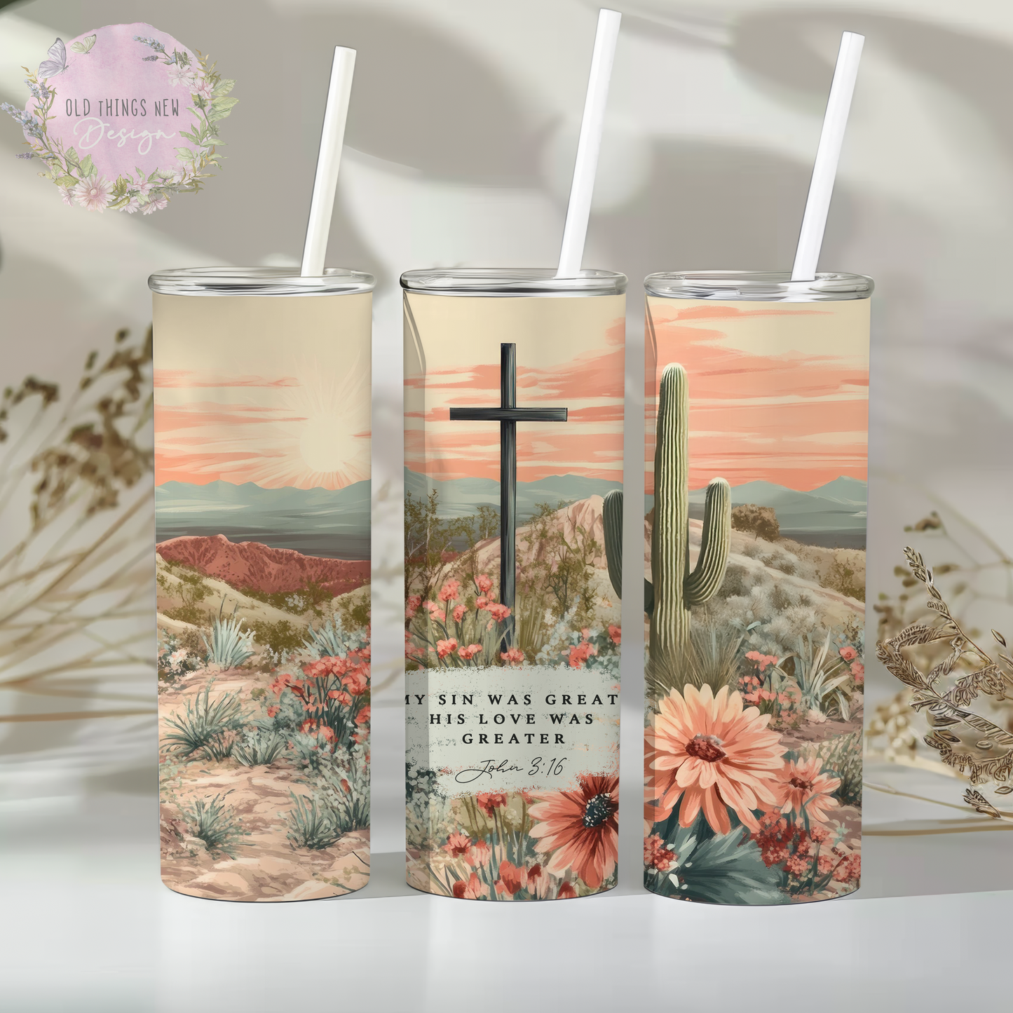 His Love Was Greater 20z Tumbler