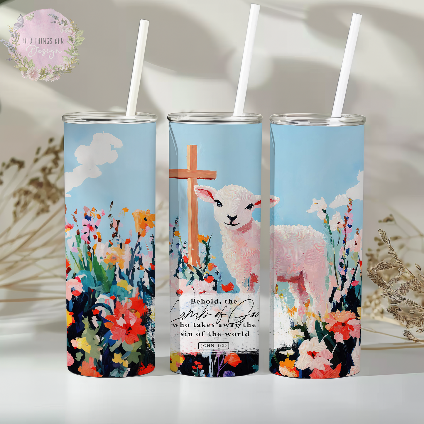 Behold The Lamb 20z Tumbler