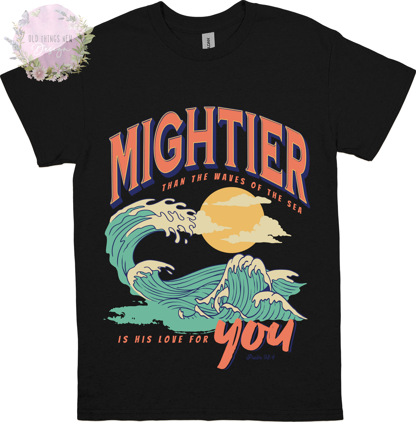 Mightier Than The Waves Adults T-Shirt