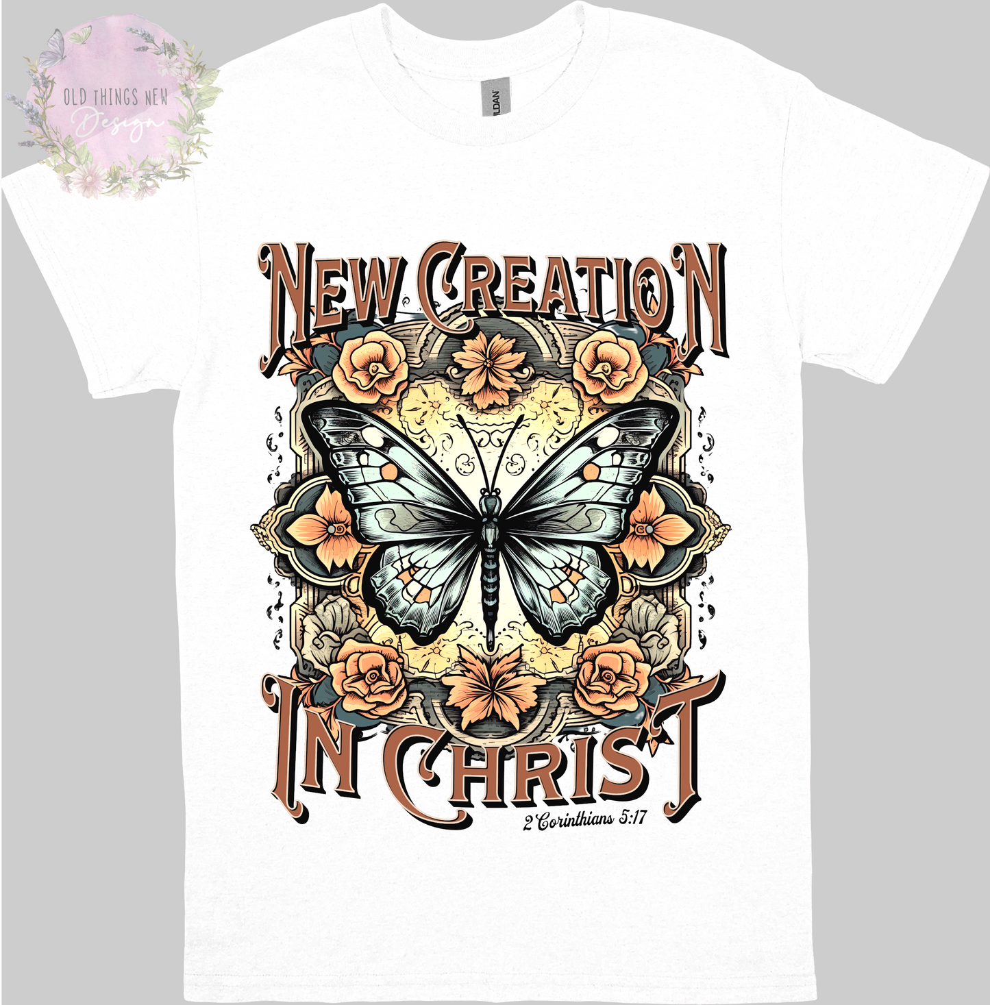 New Creation In Christ(Dark) Adults T-Shirt