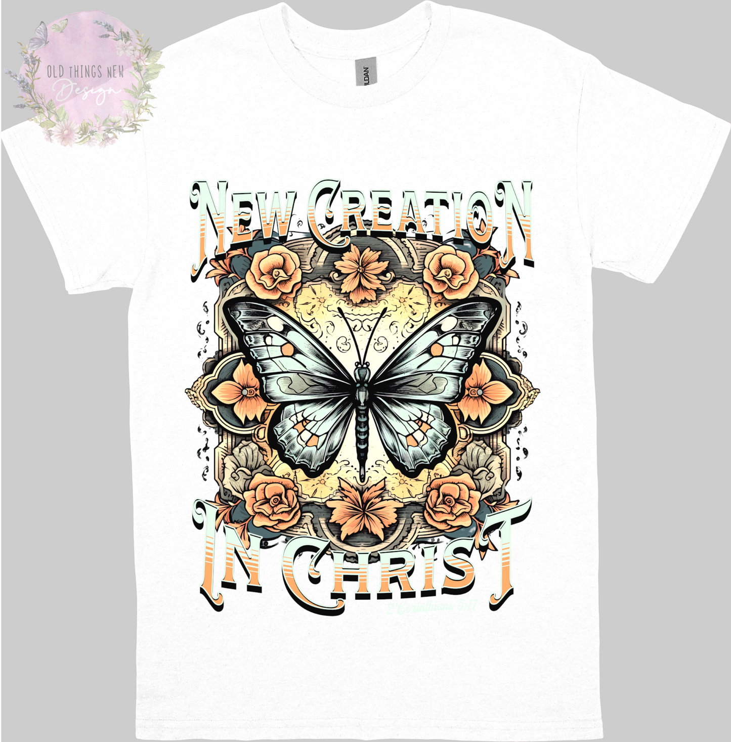 New Creation In Christ(Light) Adults T-Shirt