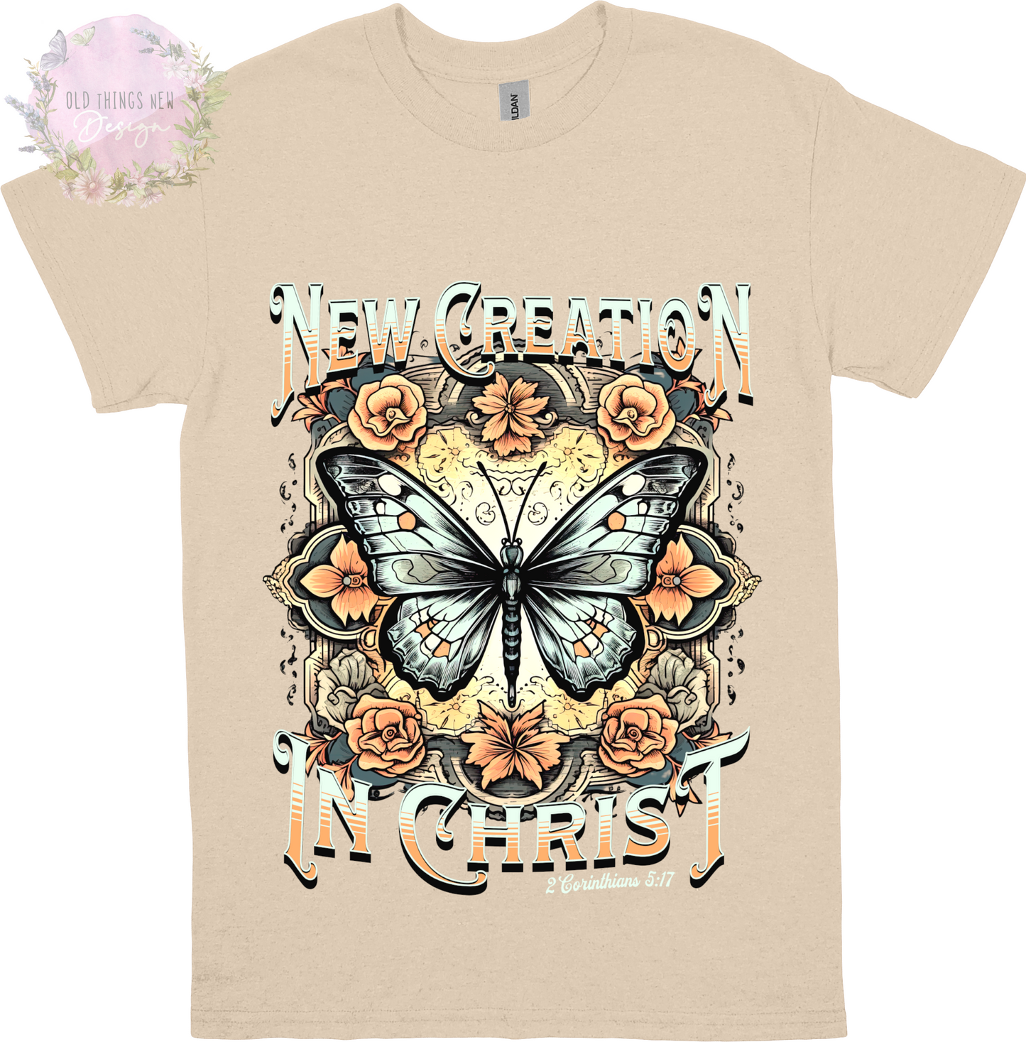 New Creation In Christ(Light) Adults T-Shirt