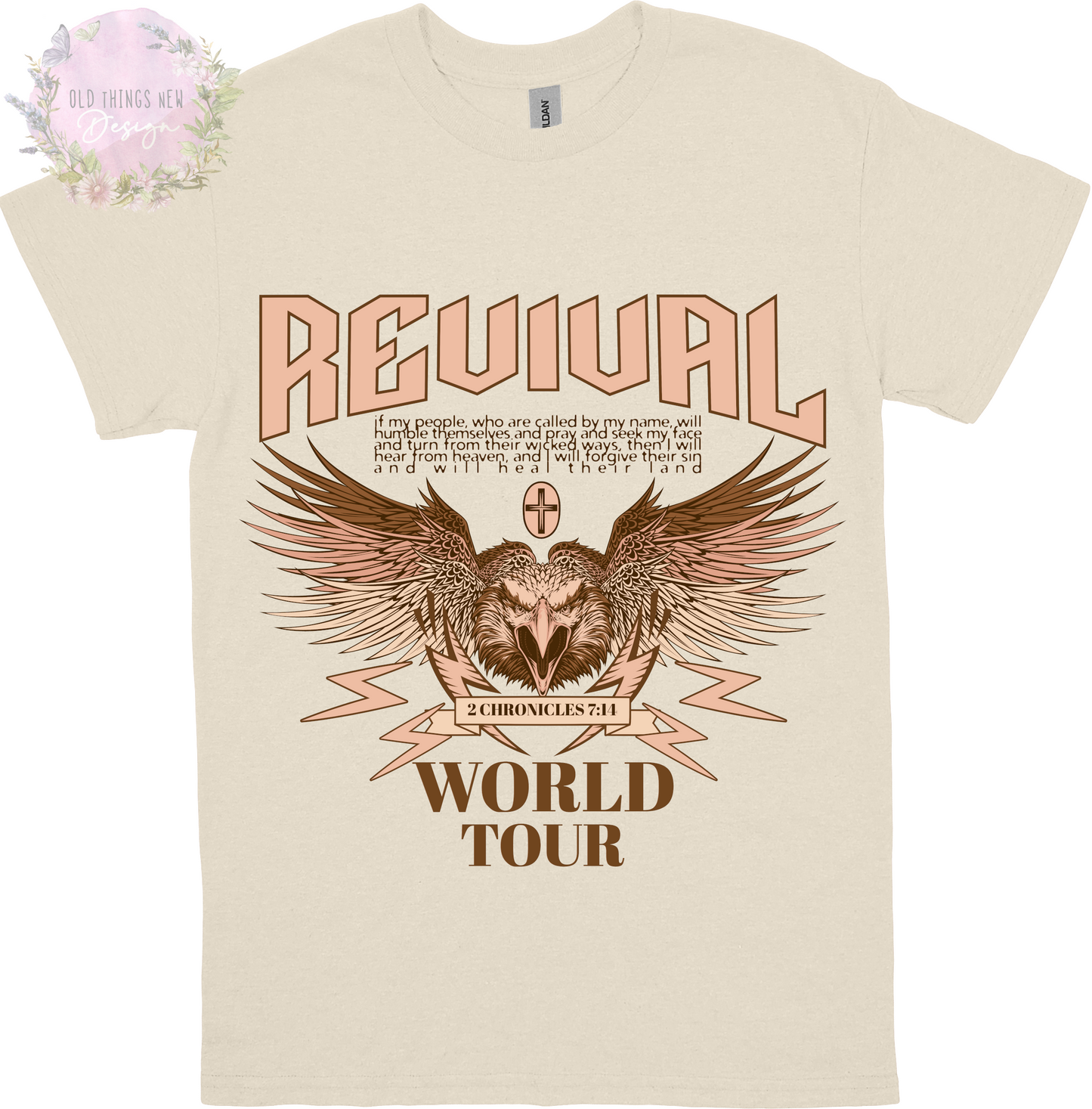 Revival World Tour (Peach) Kids T-Shirt