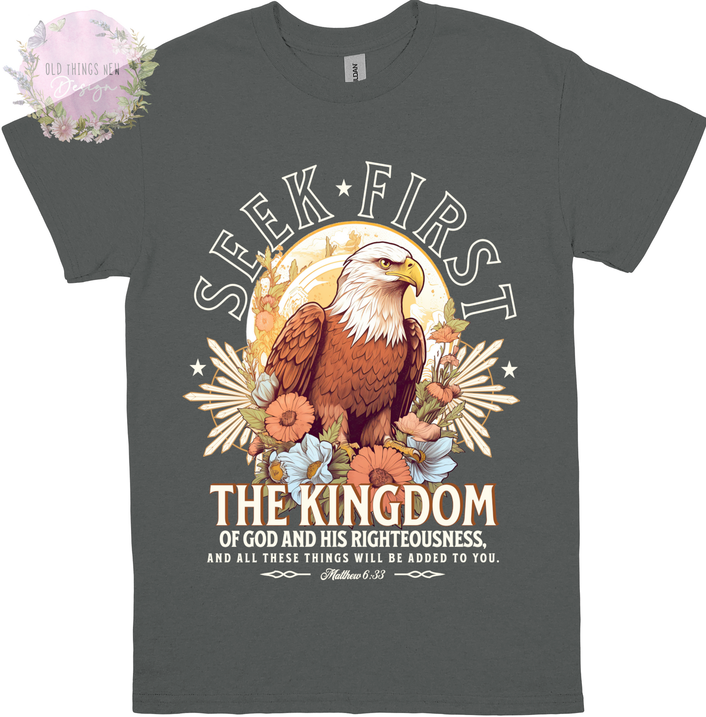 Seek First The Kingdom(Light) Kids T-Shirt
