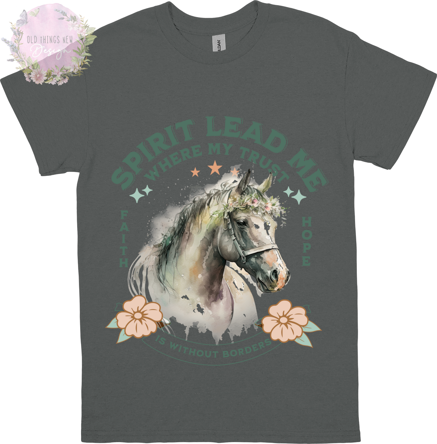 Spirit Lead Me(Green) Kids T-Shirt