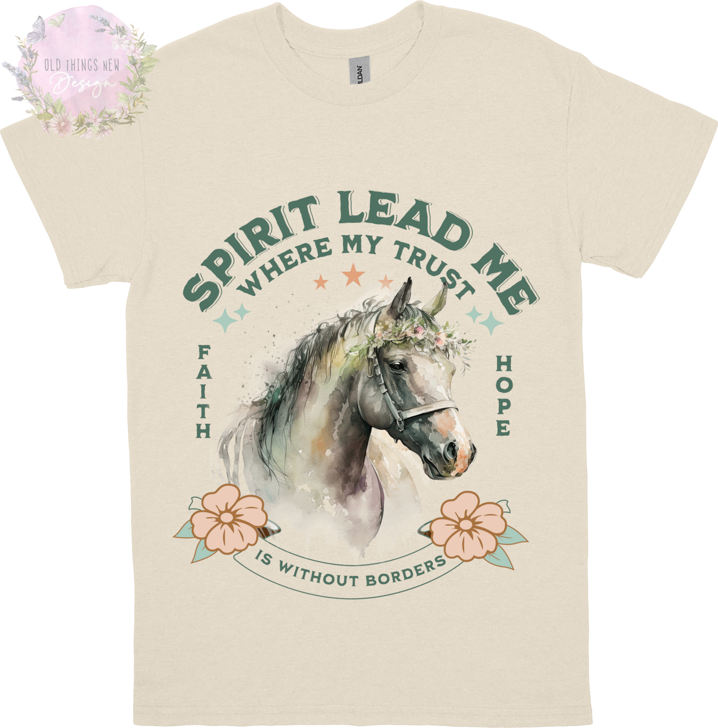 Spirit Lead Me(Green) Kids T-Shirt