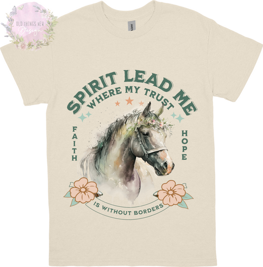 Spirit Lead Me(Green) Kids T-Shirt