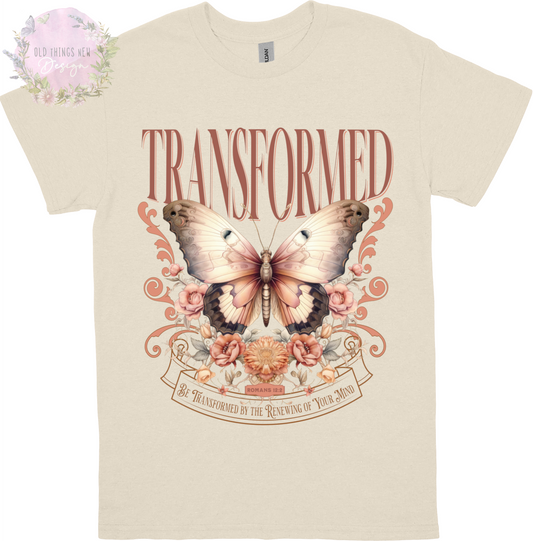 Transformed Romans 12:2(Dark) Kids T-Shirt