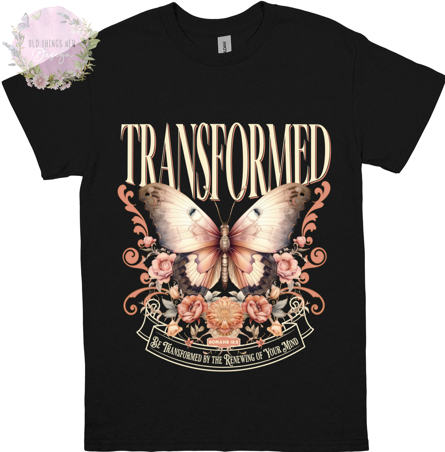 Transformed Romans 12:2(Light) Kids T-Shirt