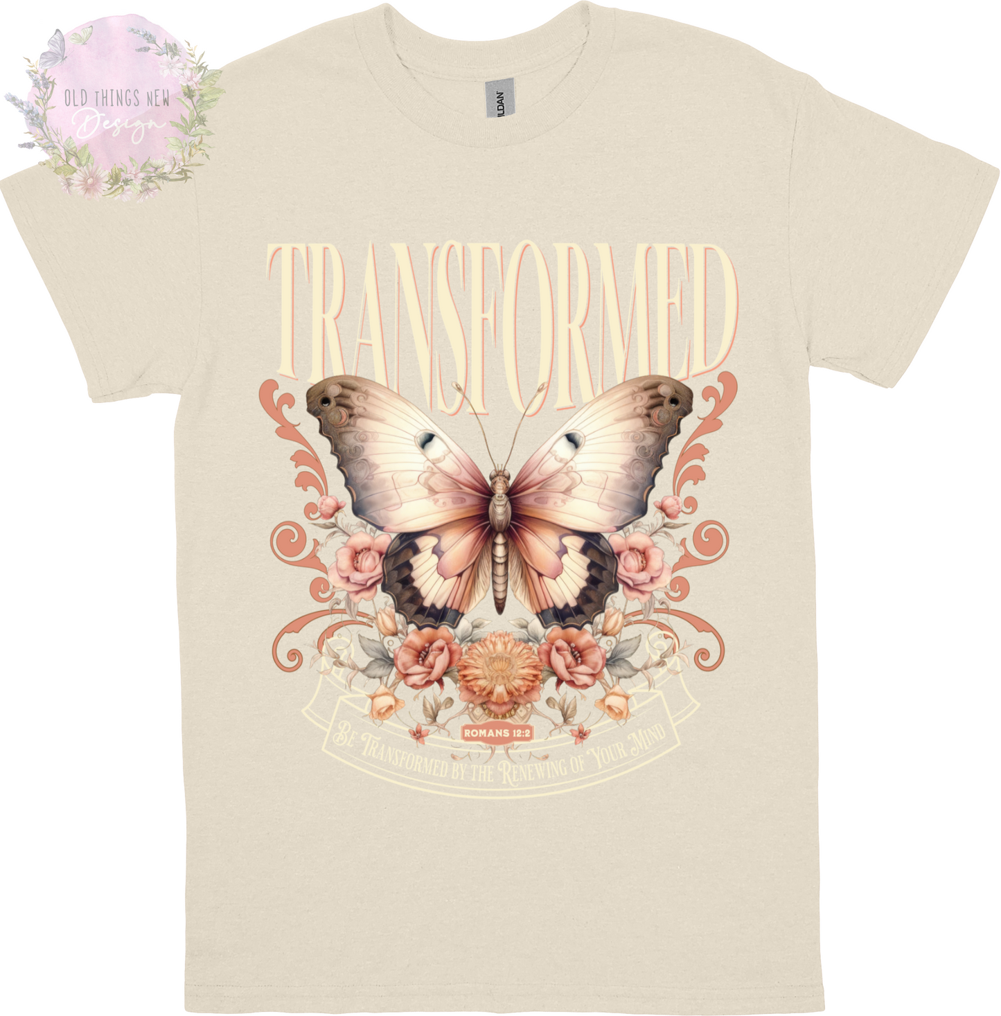 Transformed Romans 12:2(Light) Kids T-Shirt