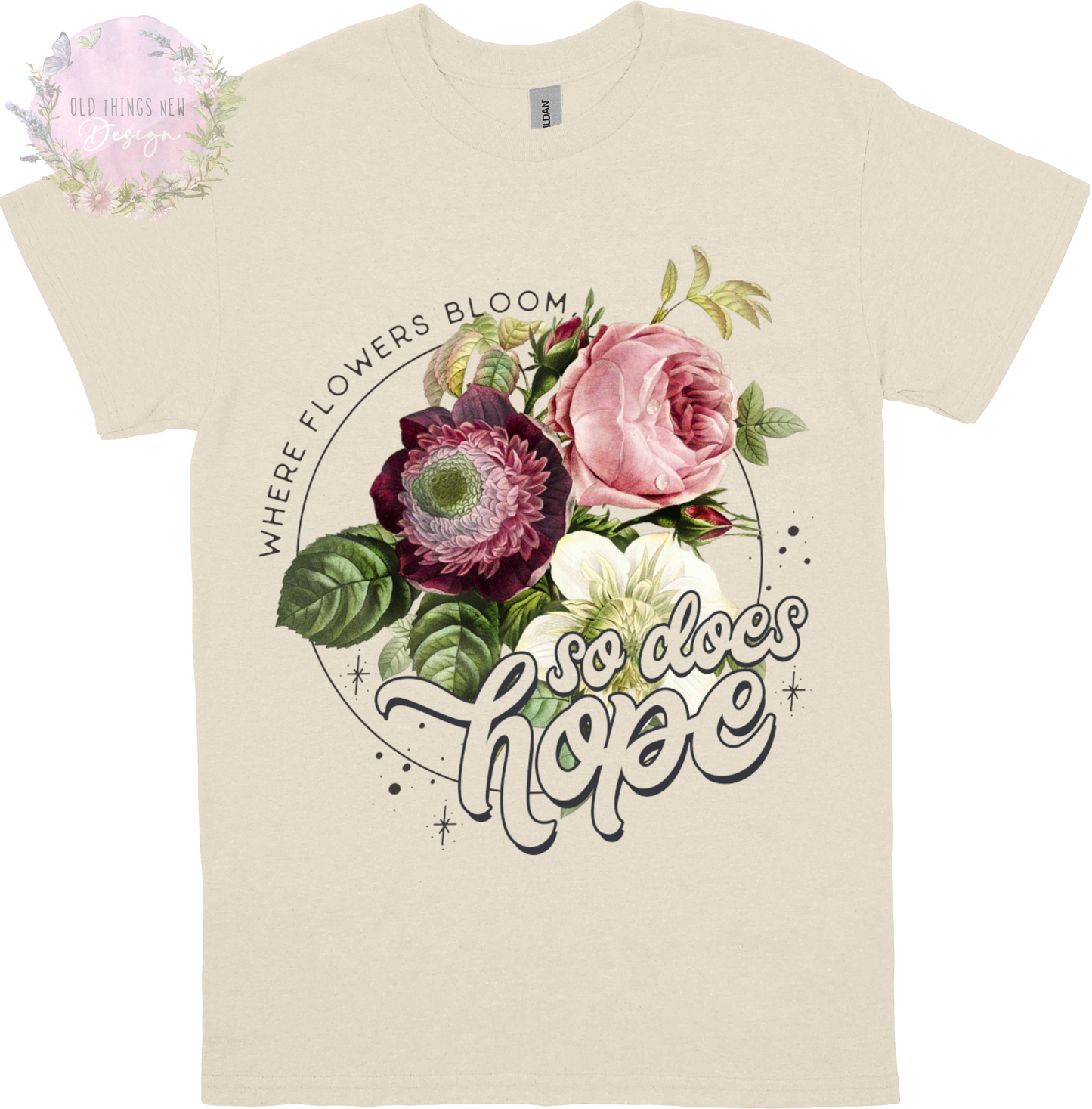 Where Flowers Bloom, So Does Grace Kids T-Shirt
