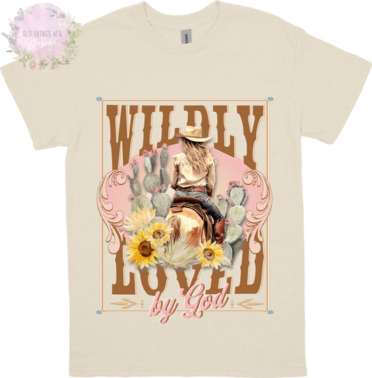 Wildly Loved(Dark) Adults T-Shirt