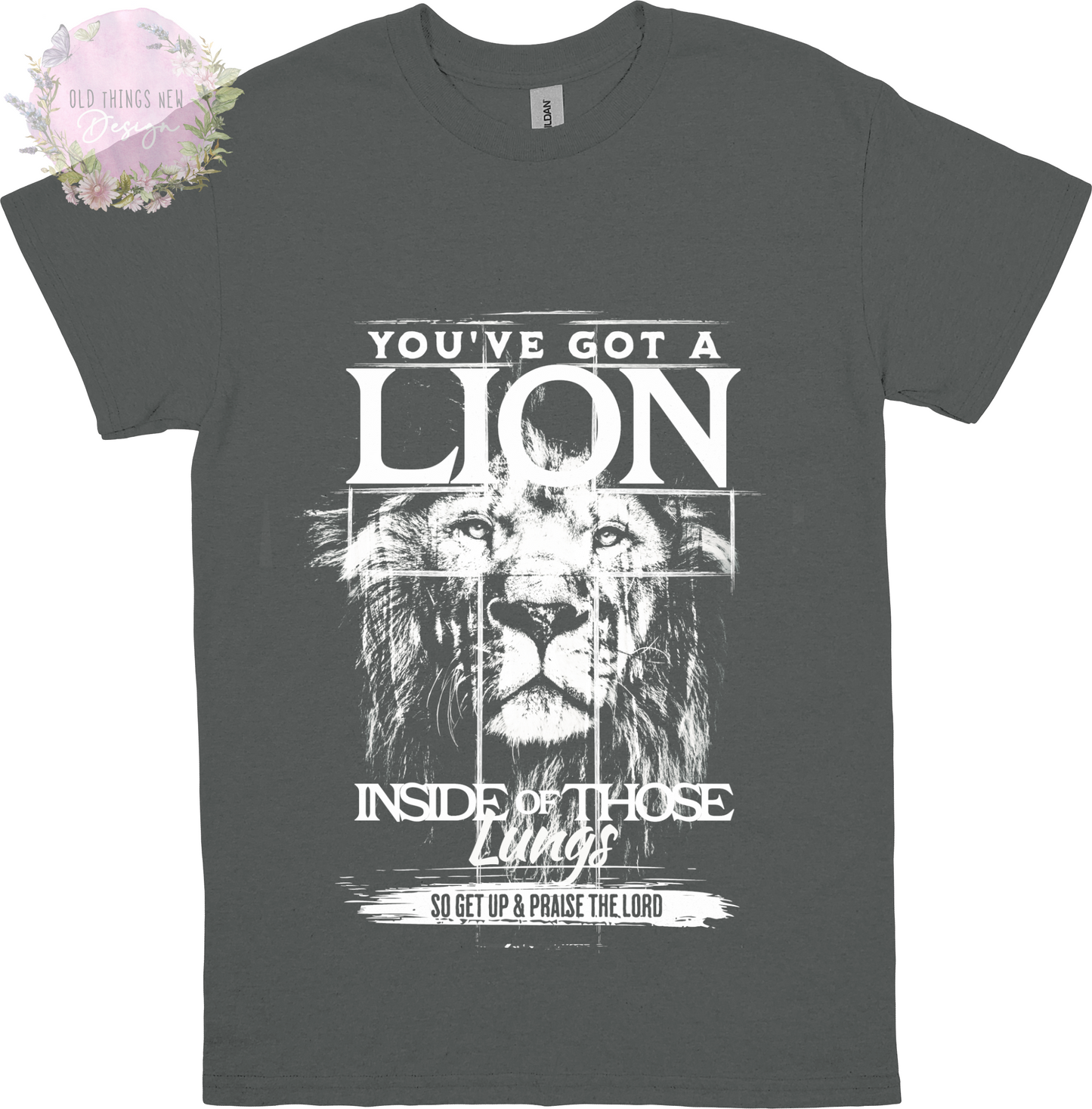 You've Got A Lion Vintage Rock Kids T-Shirt (White)