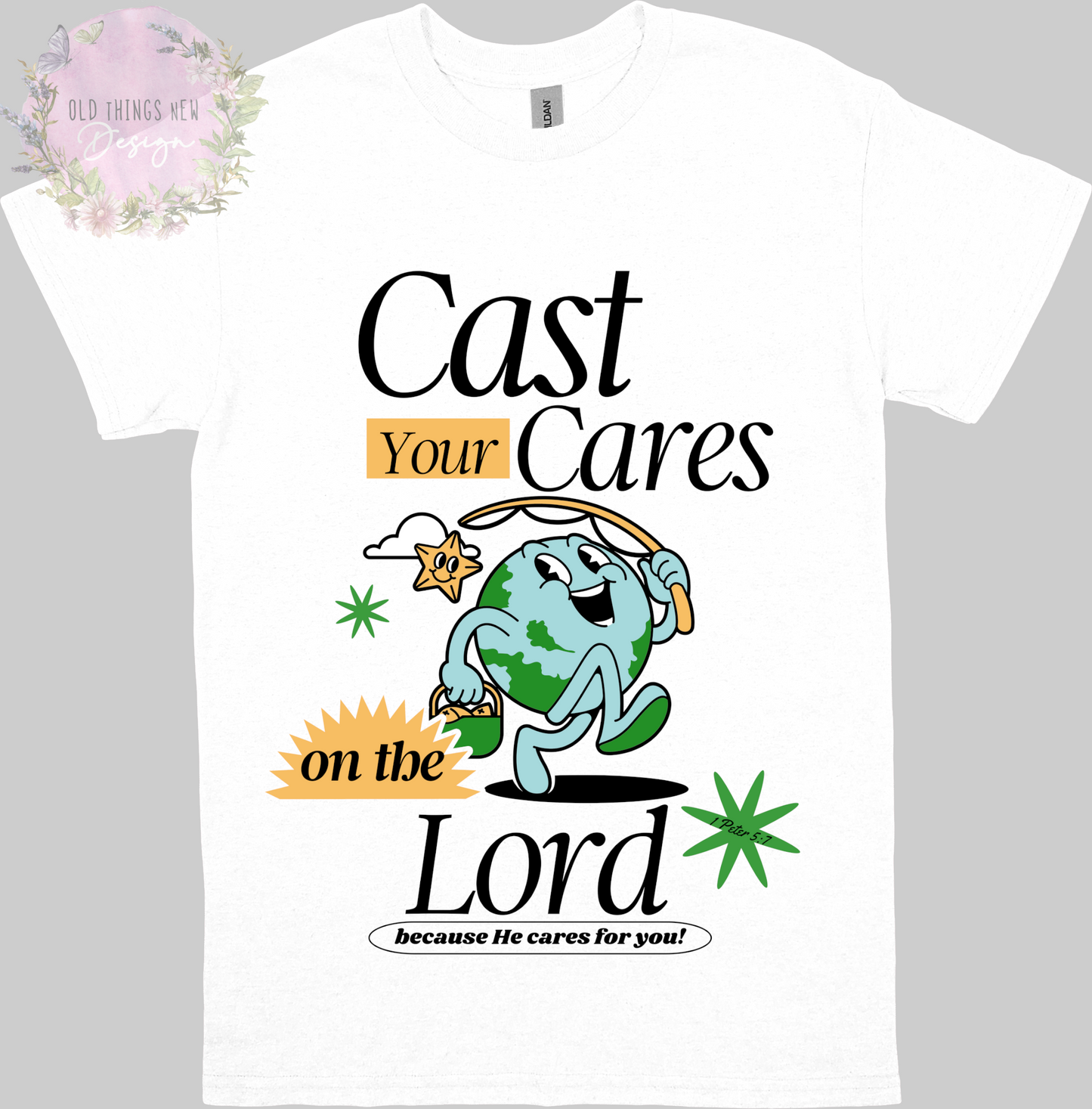 Cast Your Cares Kids T-Shirt