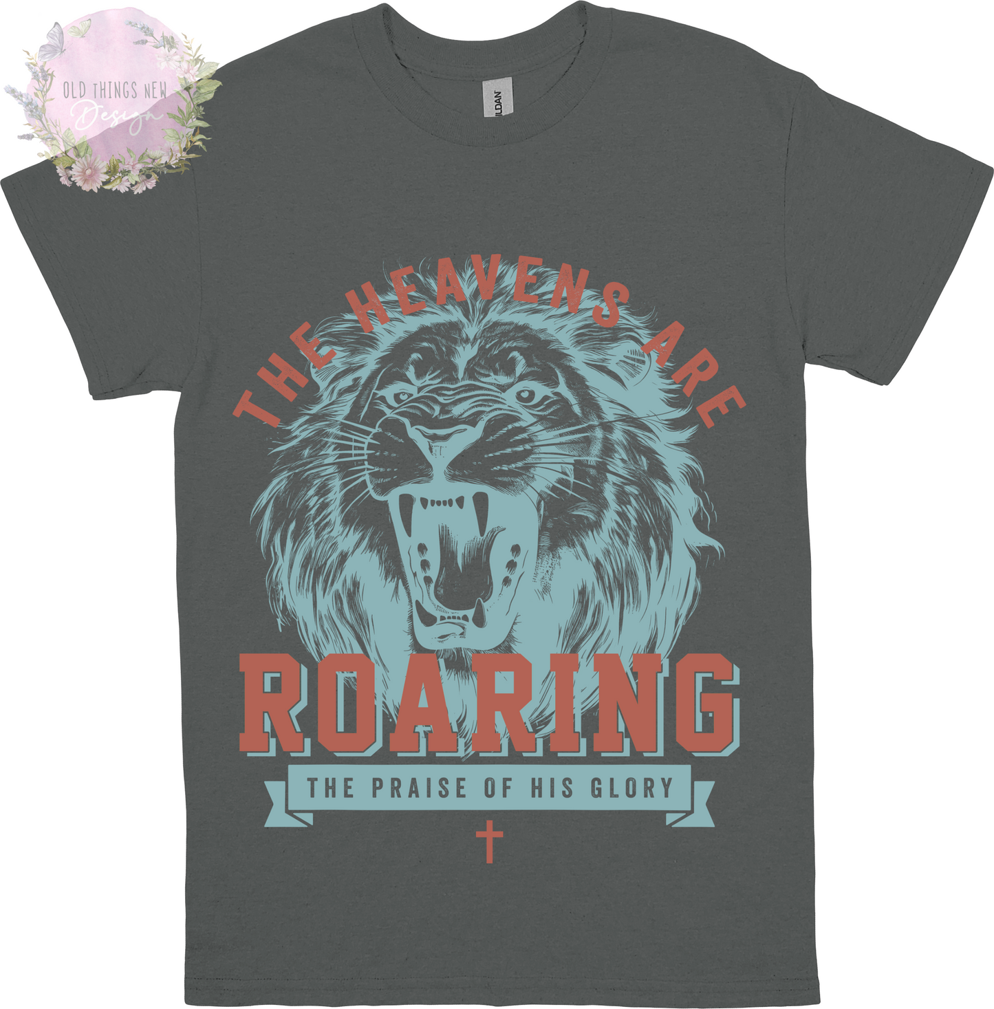 The Heavens Are Roaring, Lion (Sienna) Adults T-Shirt