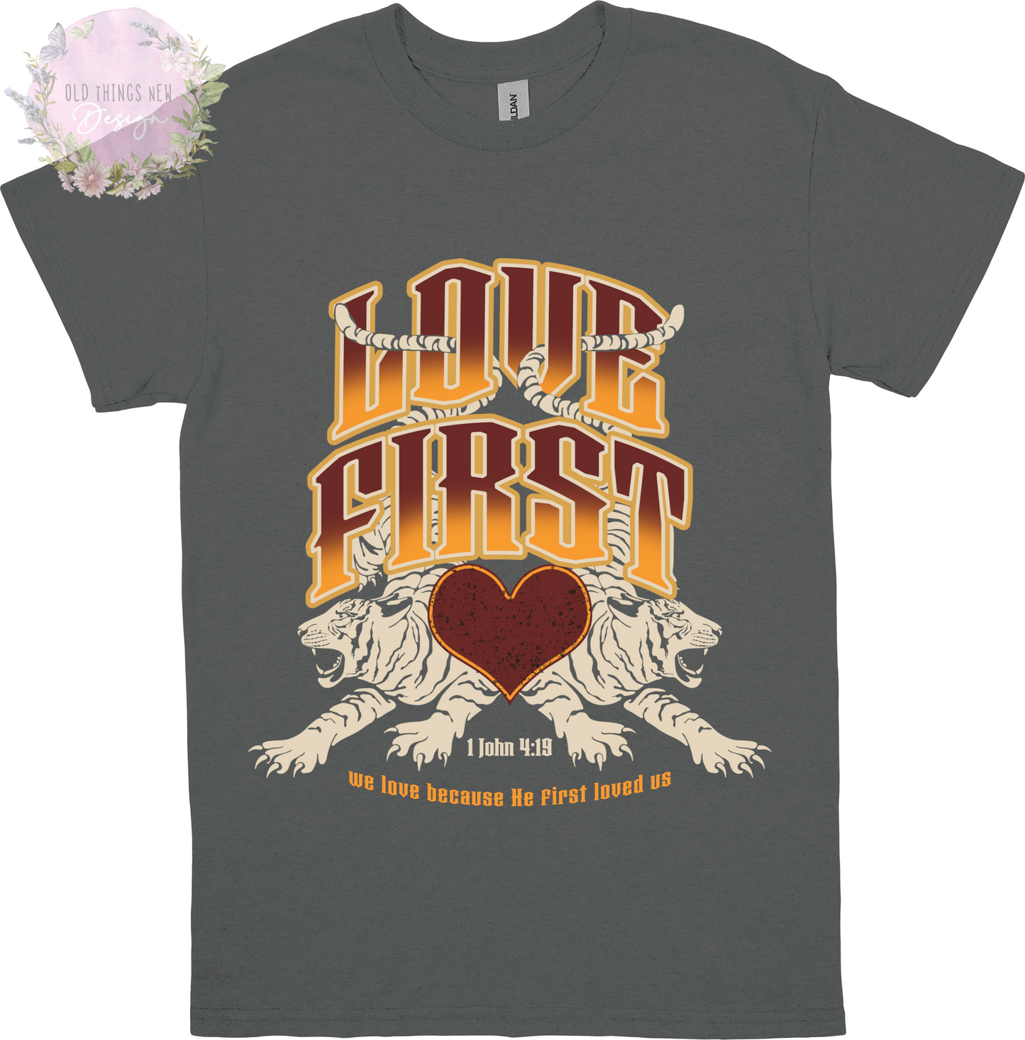 Love First(Light) Adults T-Shirt